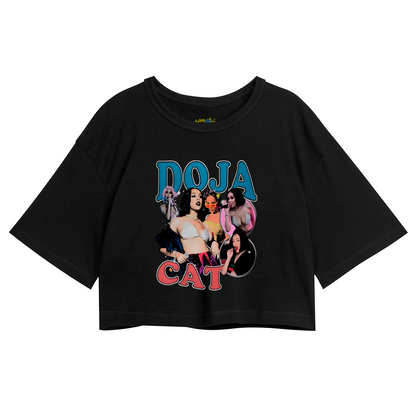 Cropped Oversized Doja Cat Graphic Vintage
