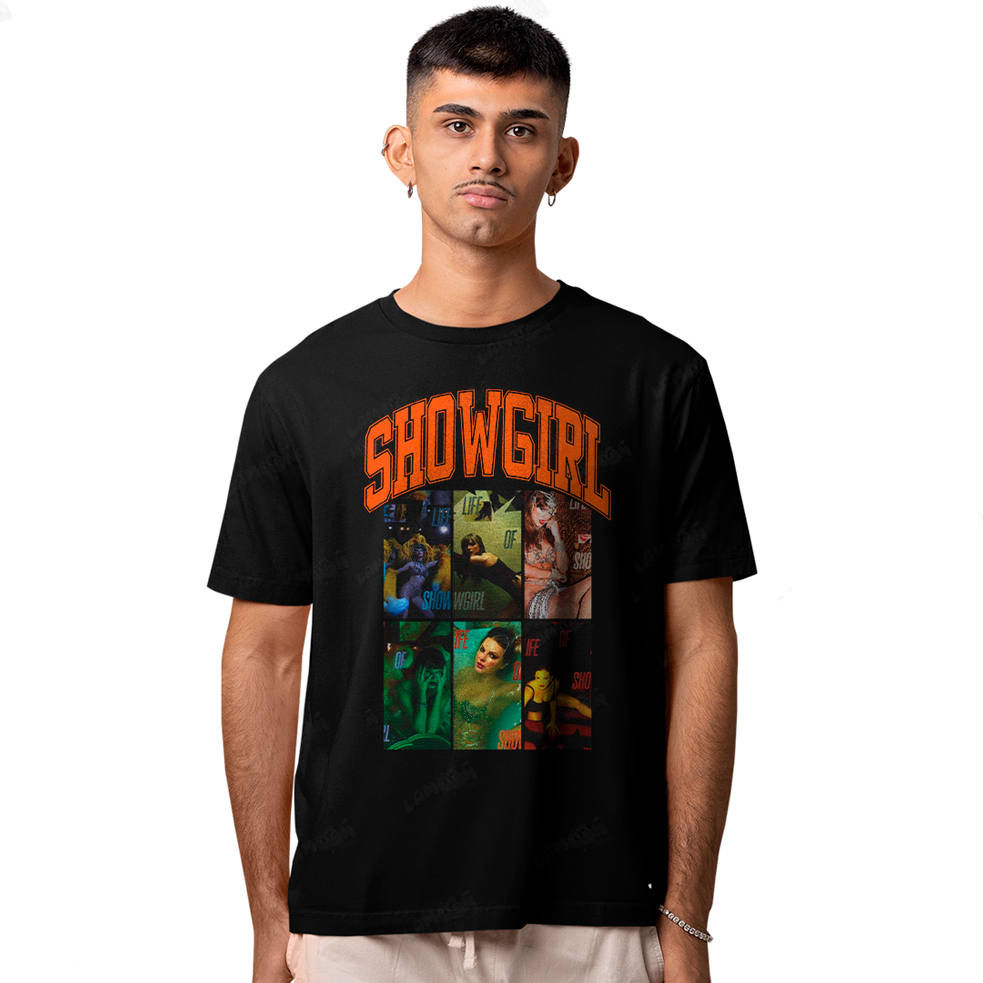 Camiseta Algodão Taylor Swift Showgirl