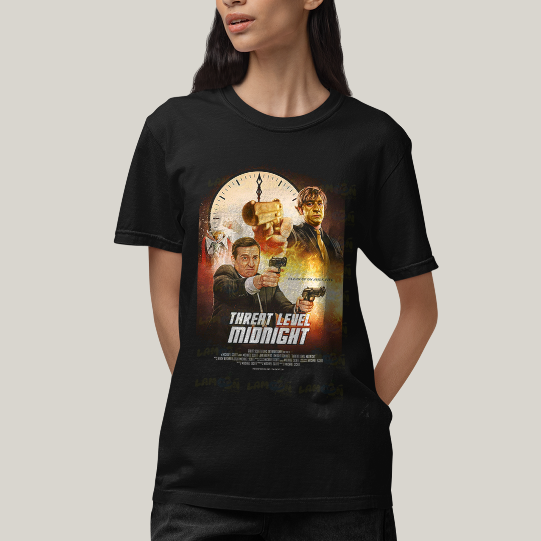 Sacola Ecobag Bolsa 38X40 Algodão - The Office Threat Level Midnight