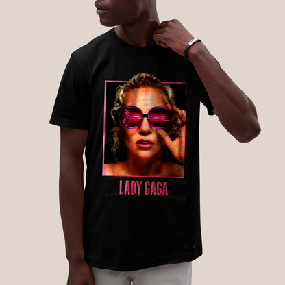 Camiseta Algodão Unissex T shirt Lady Gaga Joanne