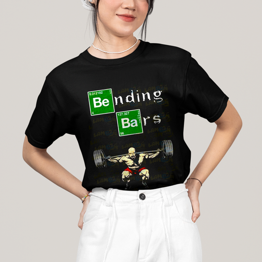 Camiseta Algodão Unissex T shirt Academia Benging Bars Breaking Bad