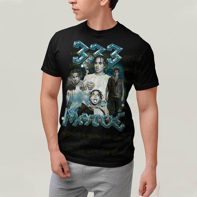 Camiseta Algodão Unissex T shirt - Matue 333 azul smoke