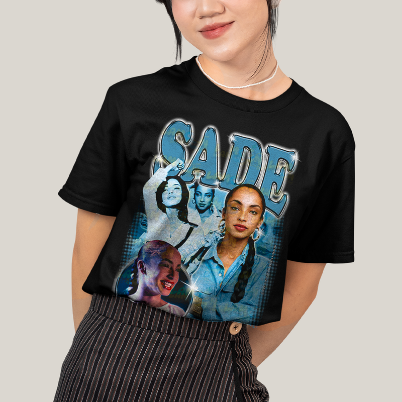 Camiseta Algodão Unissex T shirt Graphic Tee Sade