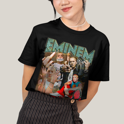 Camiseta Algodão Unissex T shirt - cantor Eminem  rap hip hop