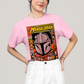 Camiseta Algodão Unissex T shirt -serie the mandalorian O Mandaloriano baby yoda star wars vintage retro