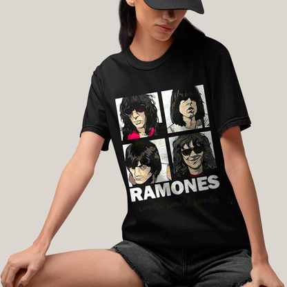 Camiseta Algodão Unissex T shirt - Os Ramones