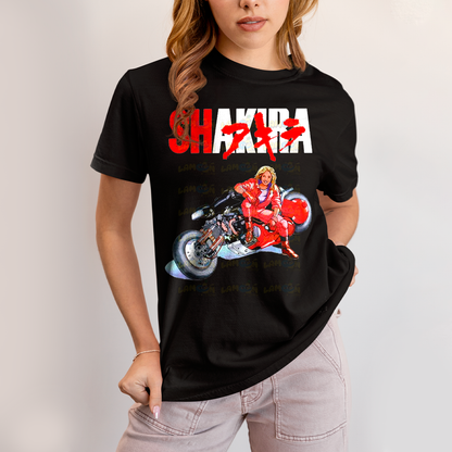 Camiseta Algodão Unissex Tshirt Graphic Tee Shakira Akira