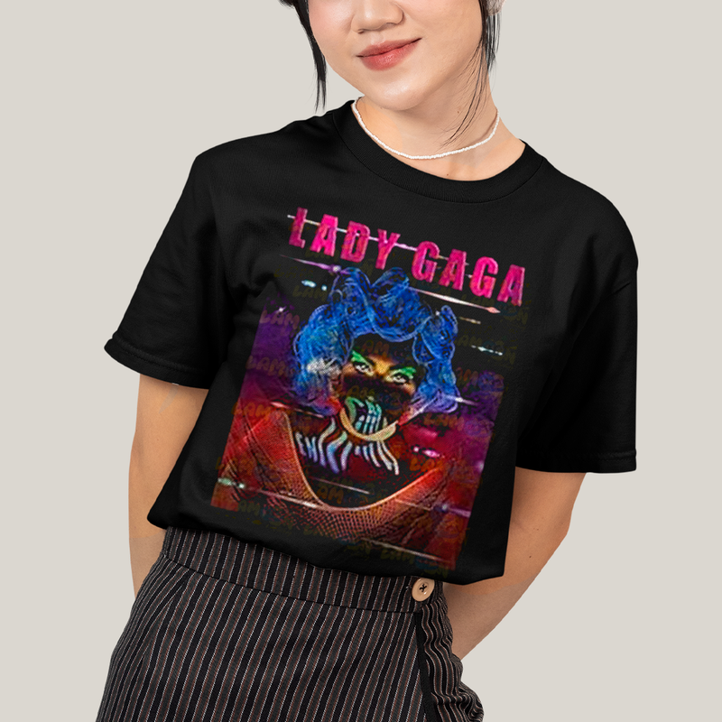 Camiseta Algodão Unissex Tshirt Lady Gaga 1