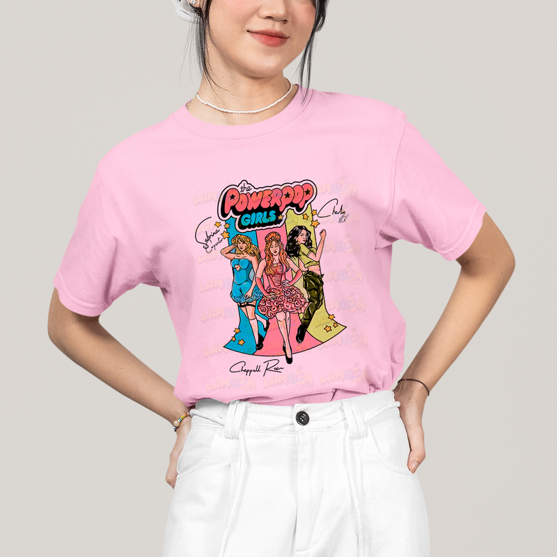 Camiseta Algodão Unissex T shirt The Powerpop Girls