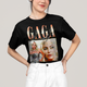 Camiseta Algodão Unissex Tshirt Vintage Lady Gaga Dourado