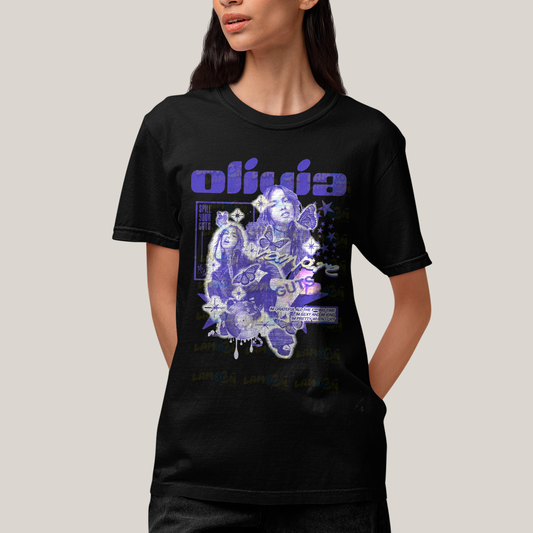 Camiseta Algodão Unissex T shirt Olivia Rodrigo Vampire