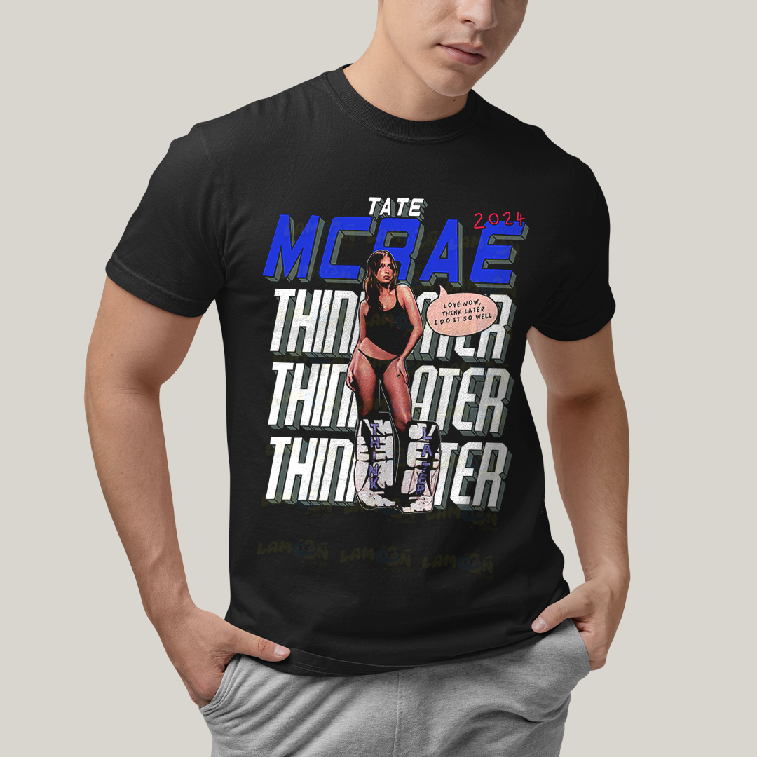Camiseta Algodão Unissex T shirt Tate Mcrae Think Later