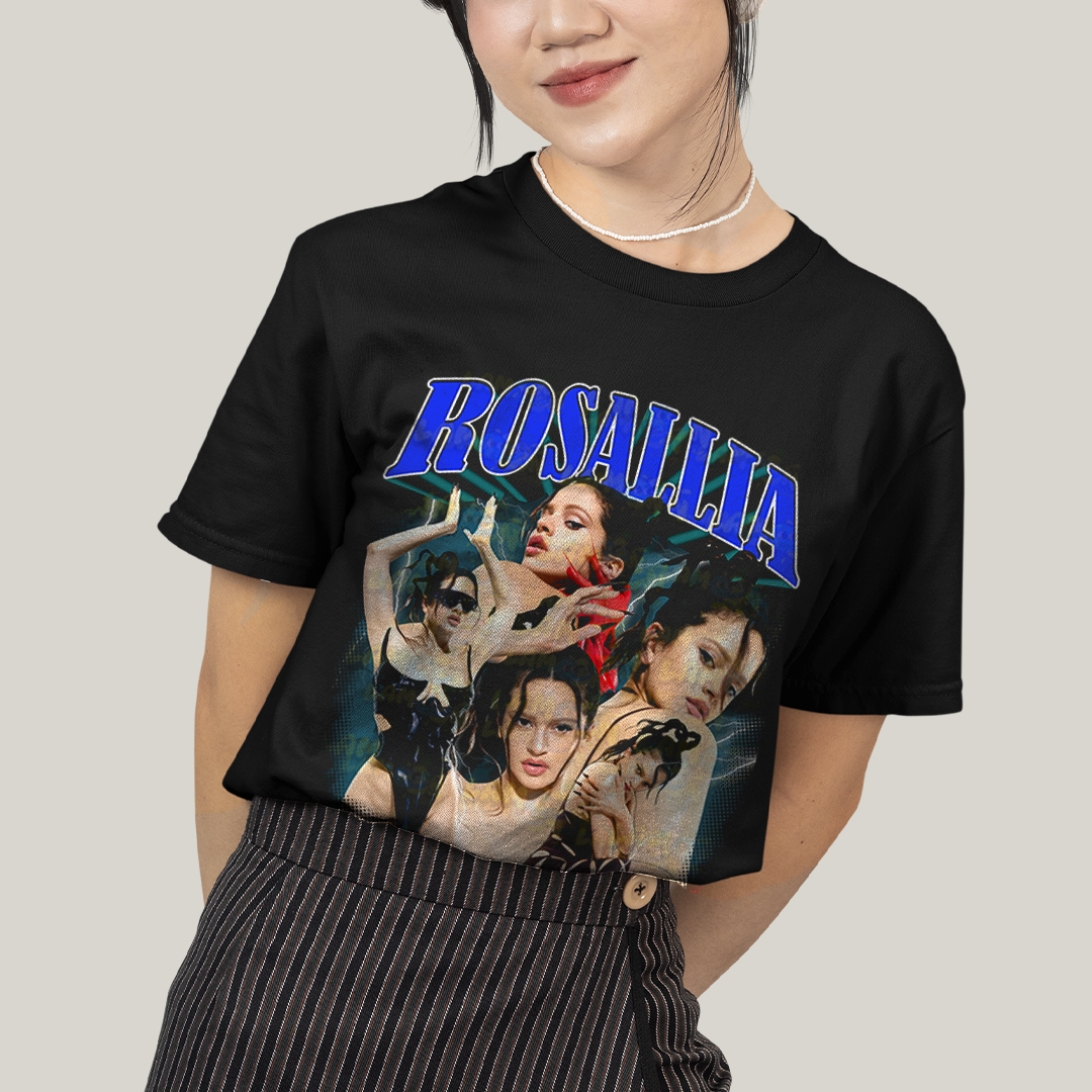 Camiseta Algodão Unissex T shirt - Rosallia Rosalia Cantora