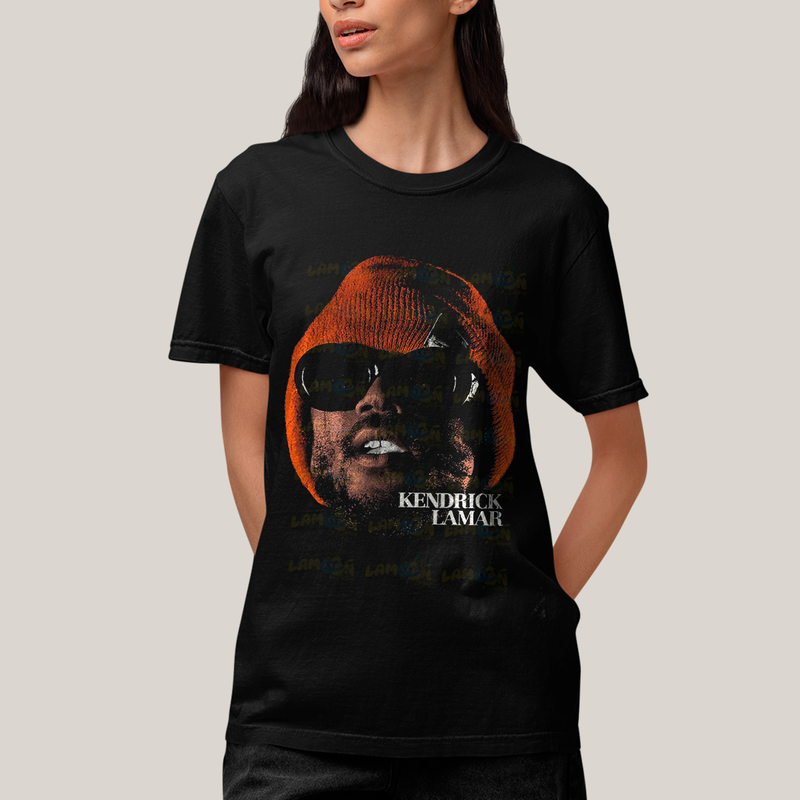 Camiseta Algodão Unissex T shirt -Kendrick Lamar Rosto