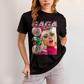 Camiseta Algodão Unissex T shirt Graphic Tee Lady Gaga Don´t you ever let a soul in the word...
