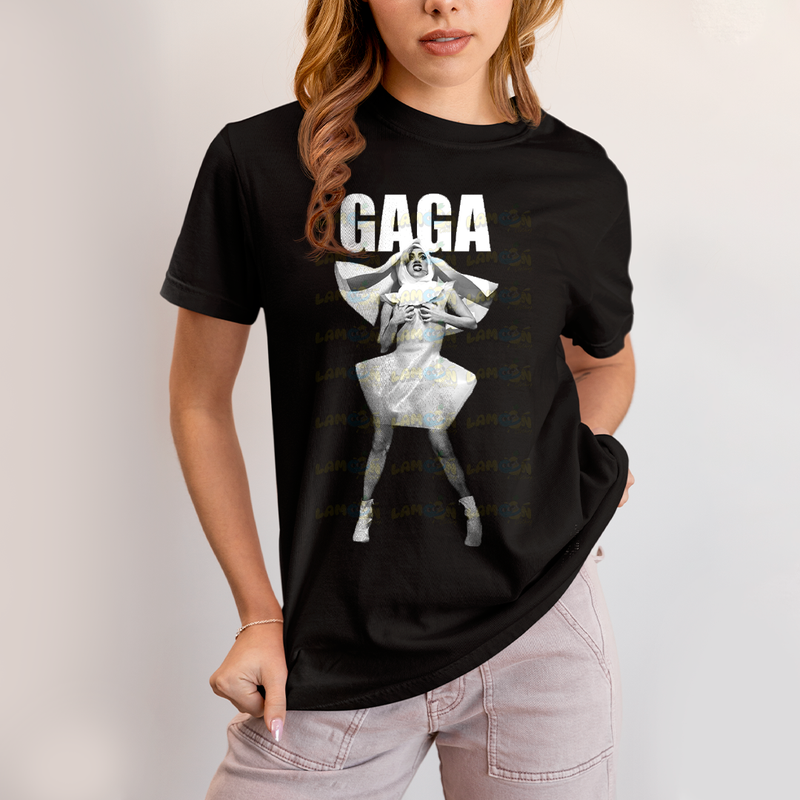 Camiseta Algodão Unissex Tshirt Lady Gaga Judas