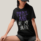 Camiseta Algodão Unissex Tshirt  Lady Gaga Purple Rain in My Brain