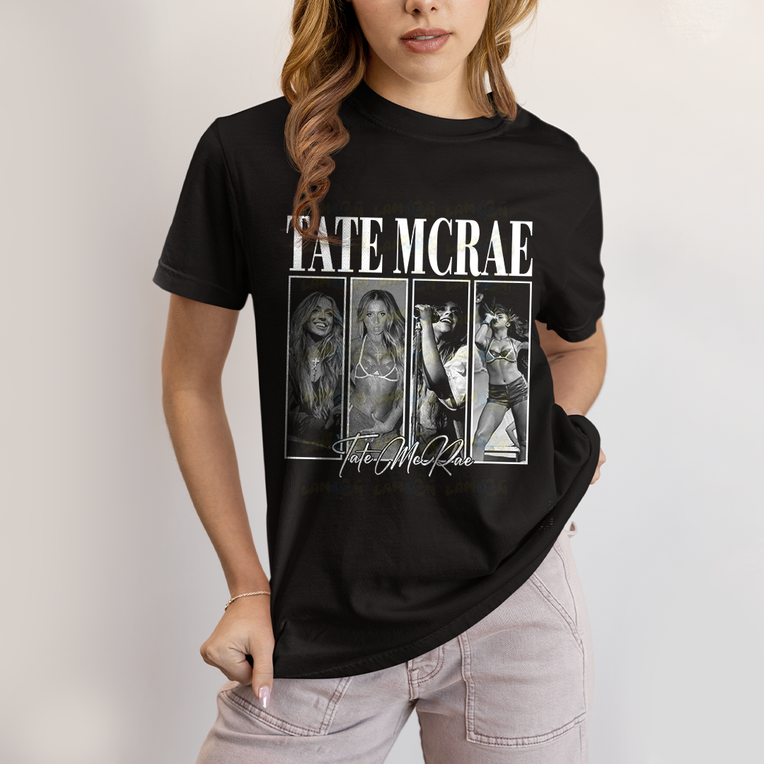 Camiseta Algodão Unissex T shirt - Tate Mcrae Cantora