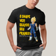 Camiseta Algodão Unissex T shirt -Vegeta O Shape Vem Quando Seu Frango dragonball