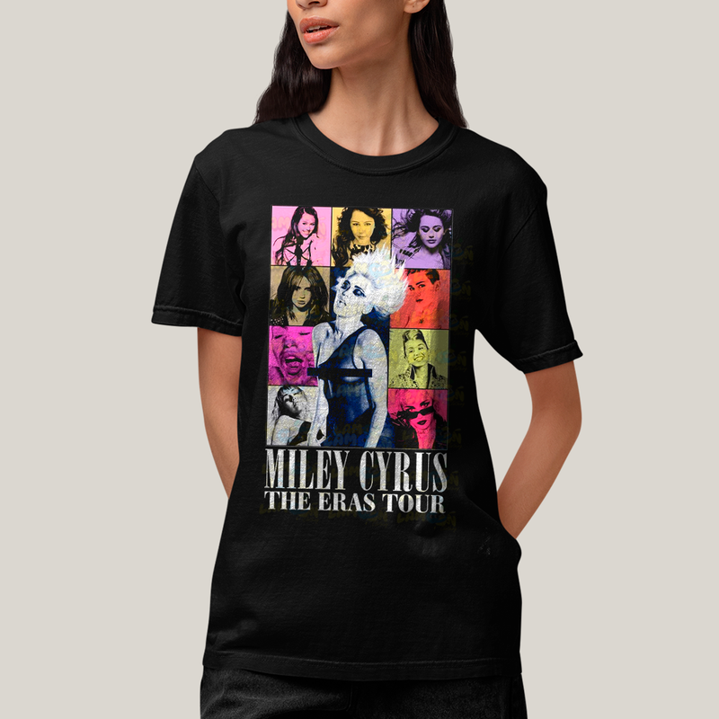 Camiseta Algodão Unissex T shirt Miley Cyrus The Eras Tour