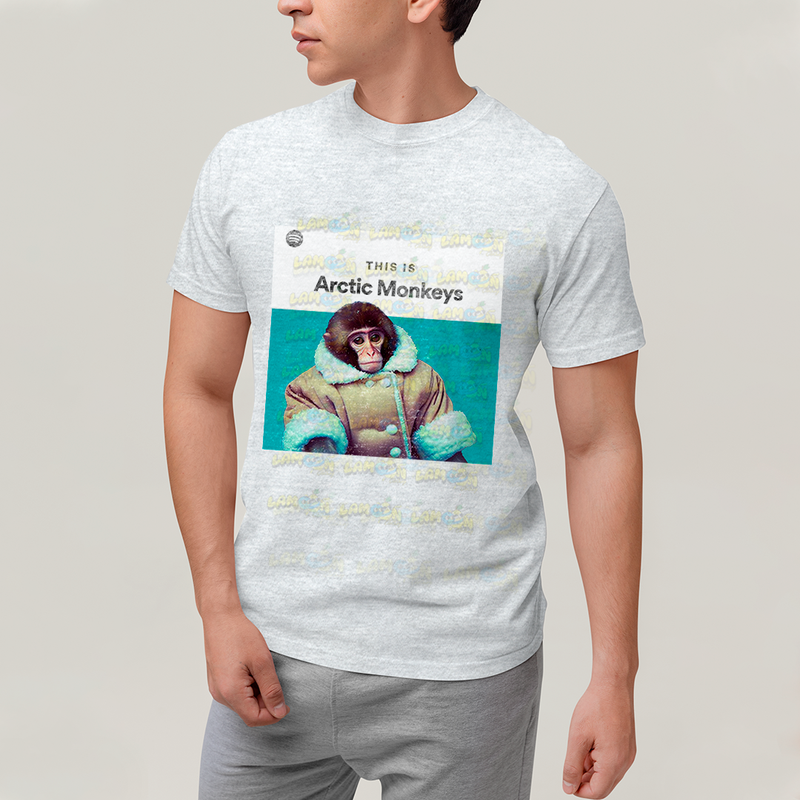 Camiseta Algodão Unissex T shirt Artic Monkeys Meme