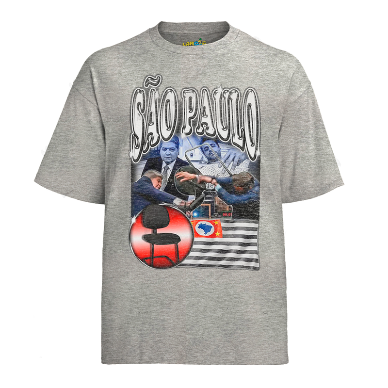 Camiseta Algodão São Paulo Prefeitura Meme