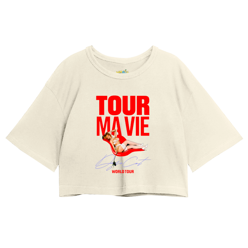 Cropped Oversized Doja Cat Worl Tour Ma Vie