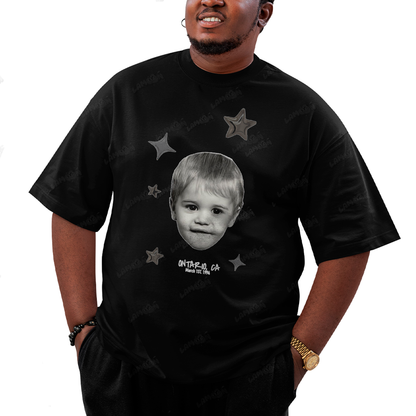 Camiseta Plus Size Algodão Justin Bieber Ontario Stars