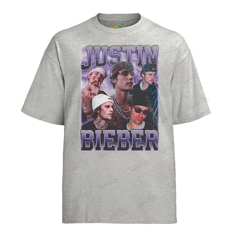 Camiseta Algodão Justin Bieber 2025