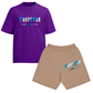 Kit Camiseta e Bermuda Moletom Trapstar