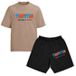 Kit Camiseta e Bermuda Tactel Trapstar