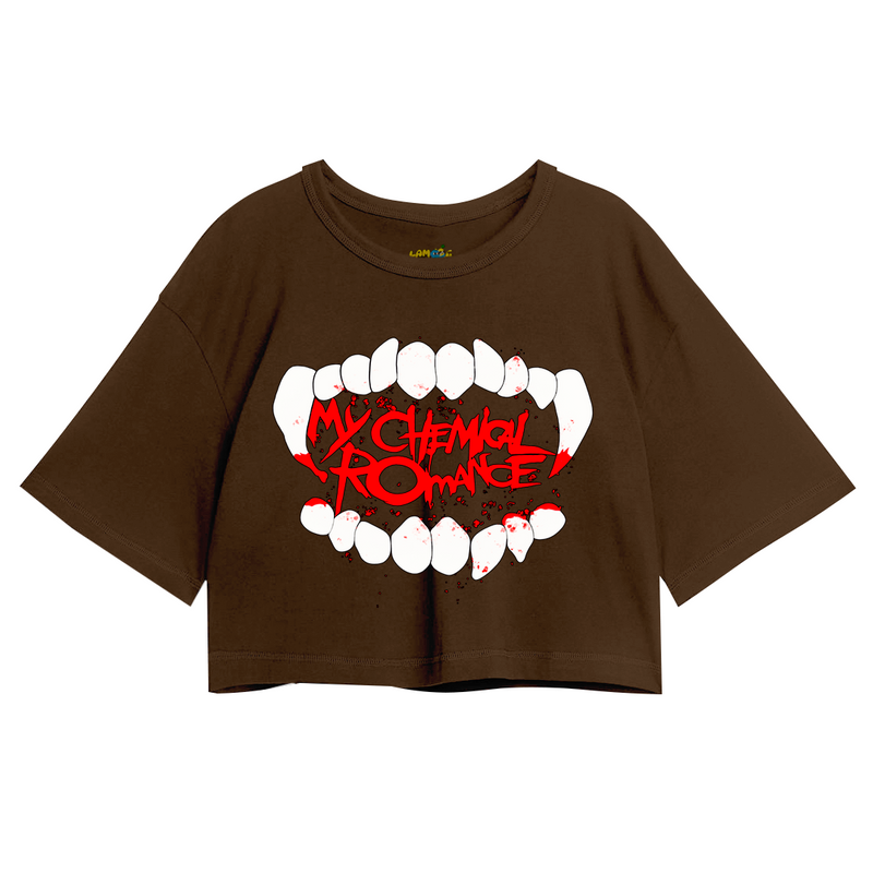 Cropped Oversized My Chemical Romance