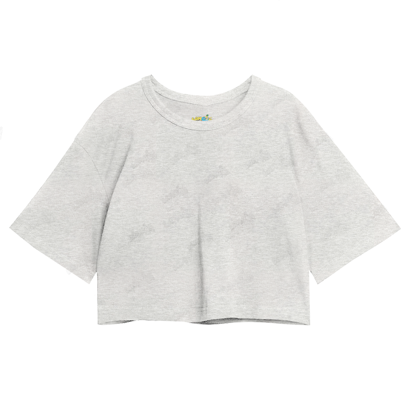 Cropped Oversized Algodão Basica Lisa