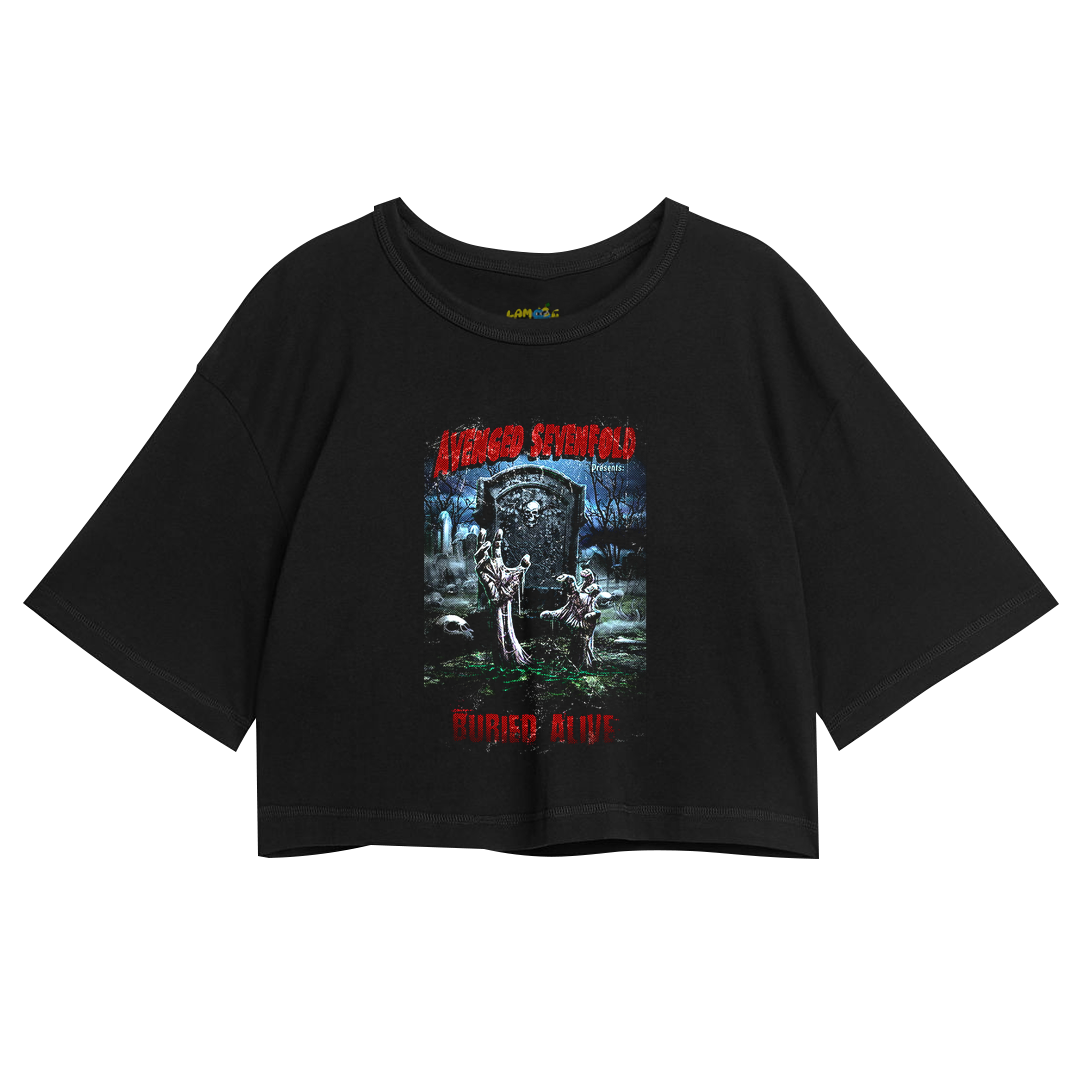 Cropped Oversized Avenged Seven Fold Buried Alive