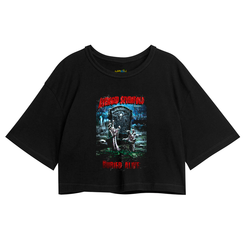 Cropped Oversized Avenged Seven Fold Buried Alive
