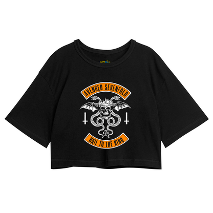 Cropped Oversized Avenged Seven Fold Hail To The King