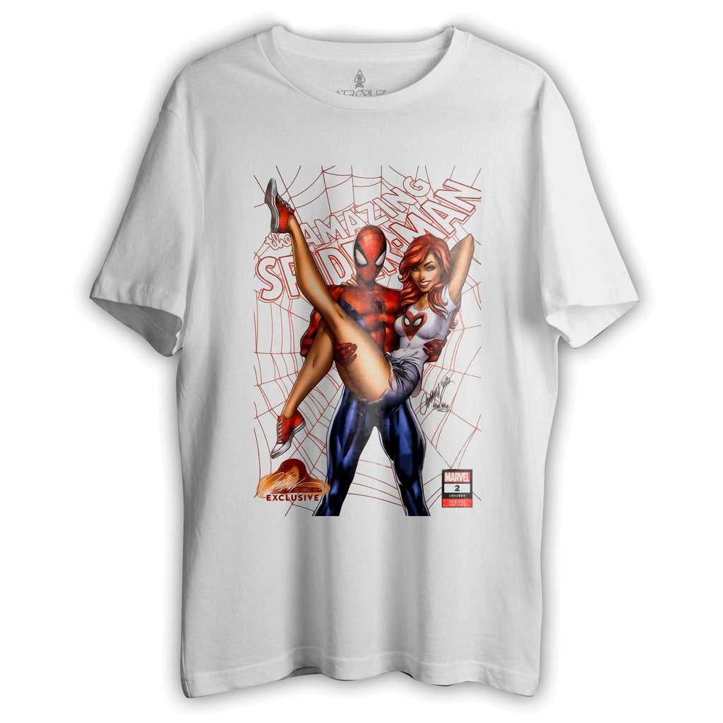 Camiseta Unissex The Amazing Spider Man Homem Aranha Peter Parker Marvel Comics