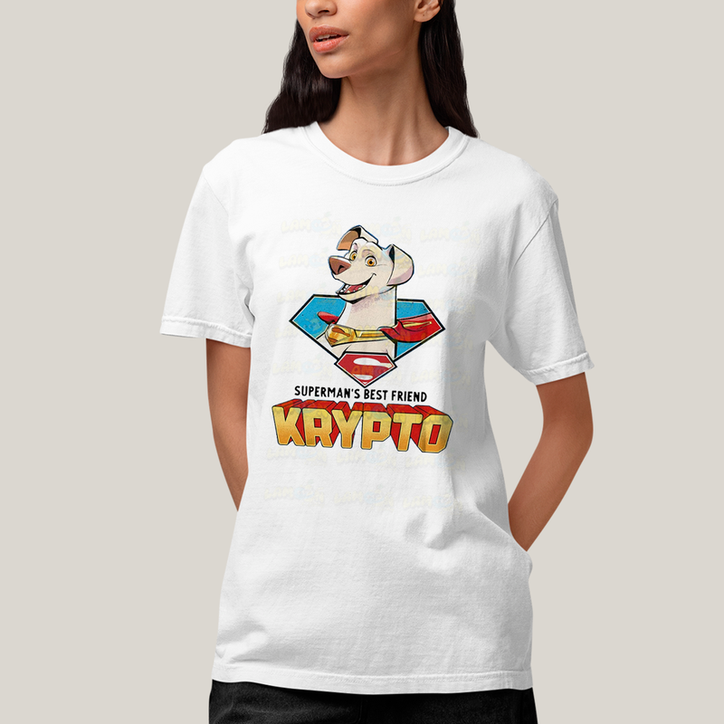 Camiseta Algodão Unissex T shirt Superman Supercão Krypto
