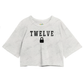 Cropped Oversized Algodão Taylor Swift Twelve Cadeado