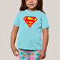 Camiseta Infantil Algodão Unissex T shirt Superman Logo Clássica 3