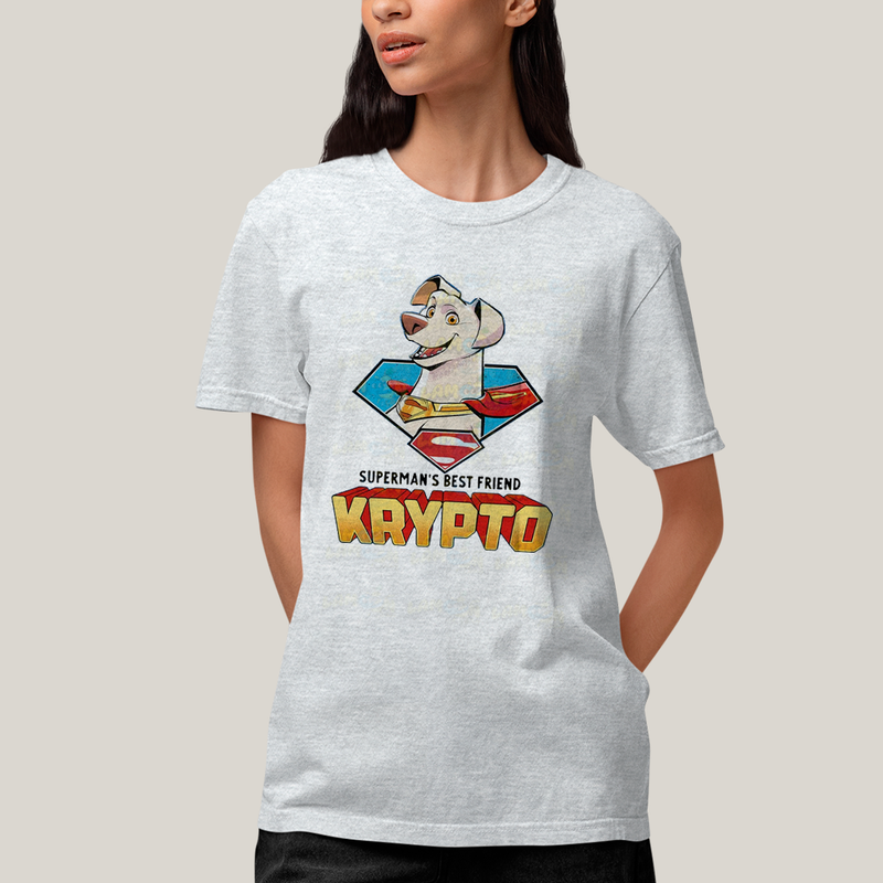 Camiseta Algodão Unissex T shirt Superman Supercão Krypto
