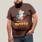 Camiseta Plus Size Algodão Unissex T shirt Superman Supercão Krypto
