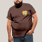 Camisa Algodão Unissex T shirt PLus Size Arnold & Helga BFF ou casal FC