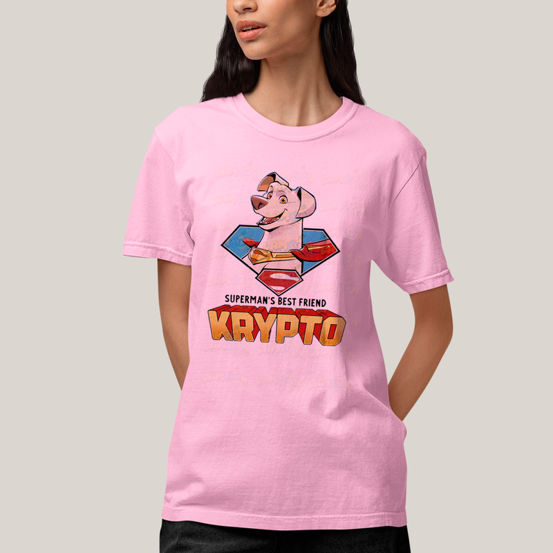 Camiseta Algodão Unissex T shirt Superman Supercão Krypto