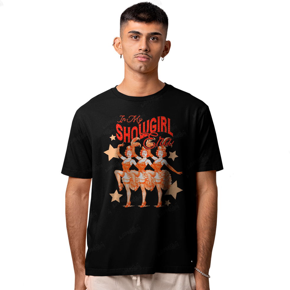 Camiseta Algodão Taylor Swift Showgirl Era 1