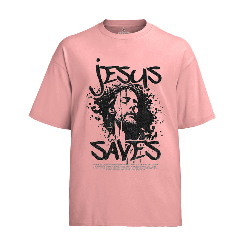 Camiseta Graphic Tee Tshirt Jesus Saves