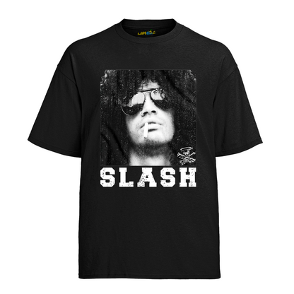 Camiseta Algodão Roses Banda Slash Vintage Cigarrete