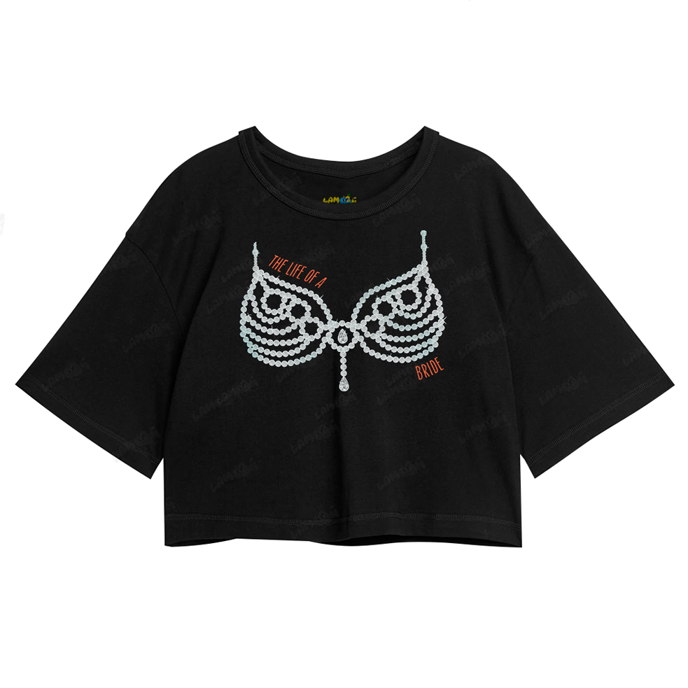 Cropped Oversized Algodão Taylor Swift The Life of a Bride