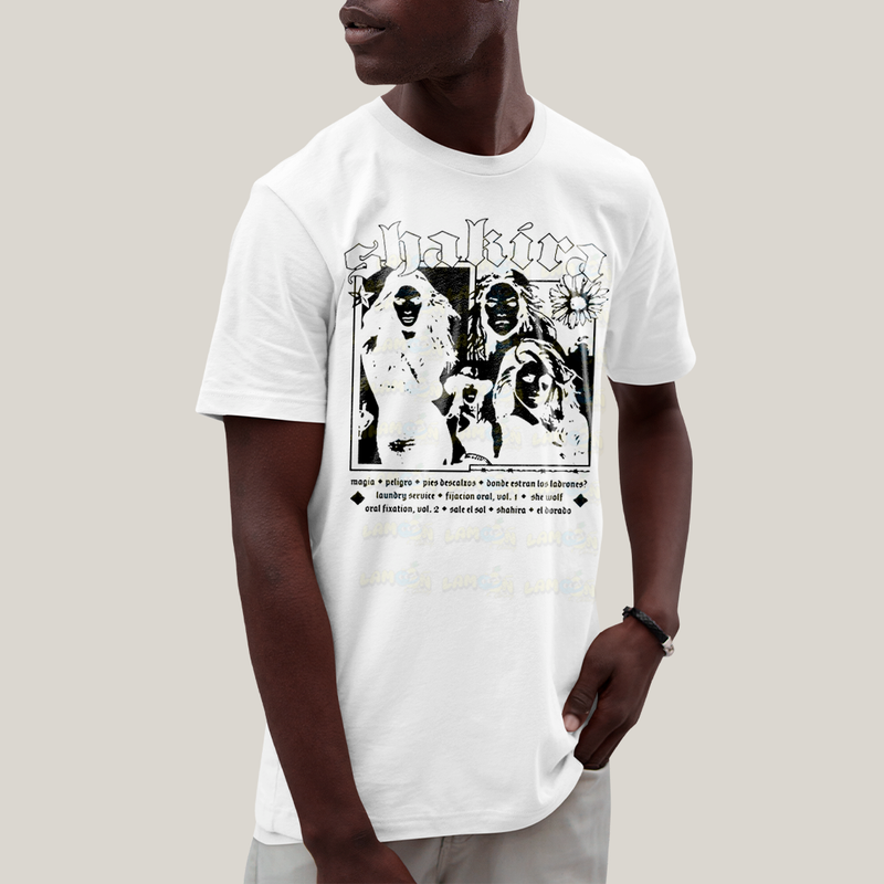 Camiseta Algodão Unissex Tshirt Shakira She Wolf