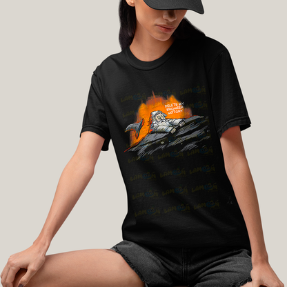 Camiseta Algodão Unissex T shirt - Gandalf Meme Deleta o histórico do meu navegador O Senhor dos Anéis